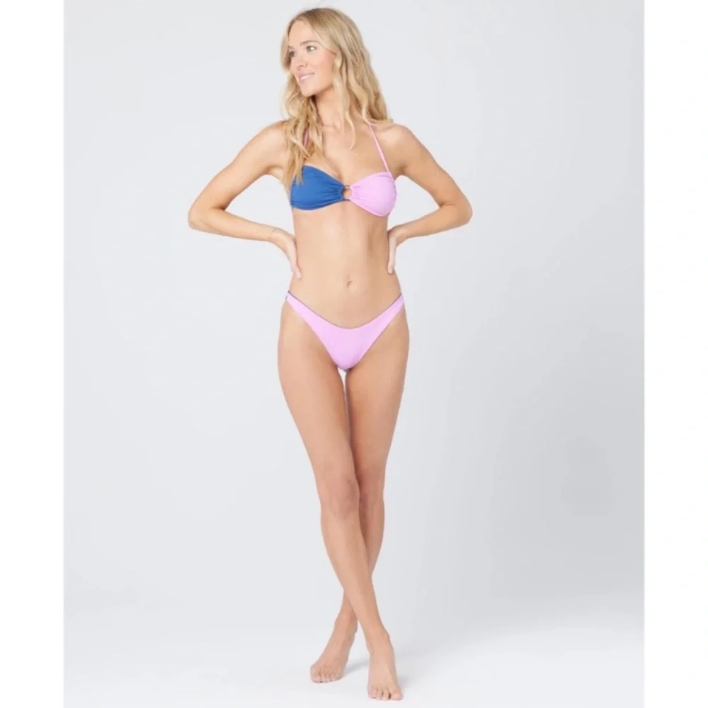 L*Space Colorblock Ring Freddie Bikini Top | Mercury Classic Bottom